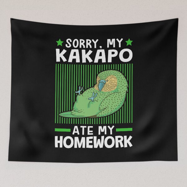 Item preview, My kakapo ate my homework designed and sold by madgrfx.
