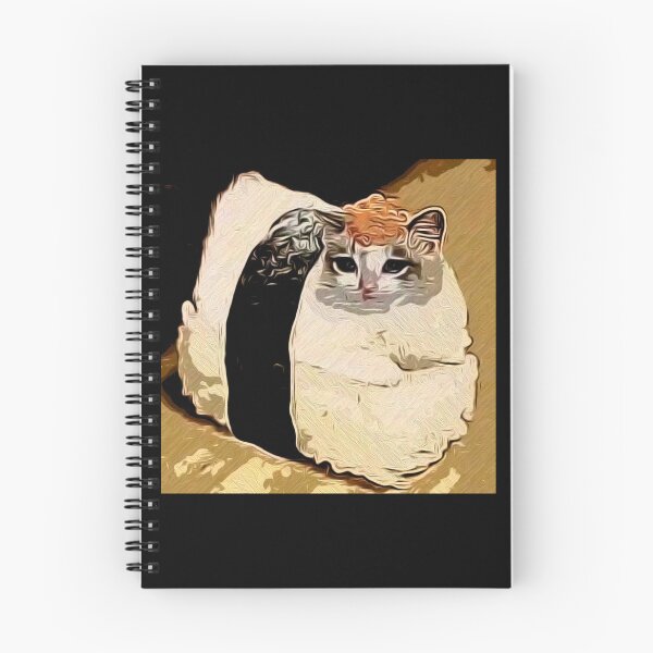 Item preview, Famous Popular meme Sushi Cat OIL PAINTING style Artwork designed and sold by M-Osamah.