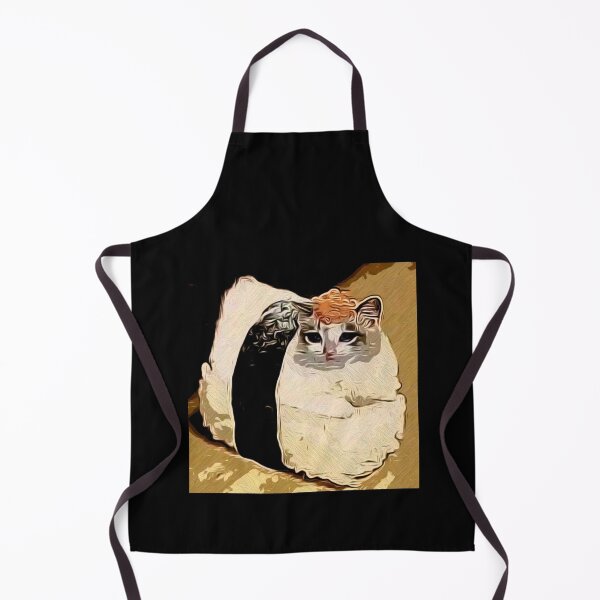Item preview, Famous Popular meme Sushi Cat OIL PAINTING style Artwork designed and sold by M-Osamah.