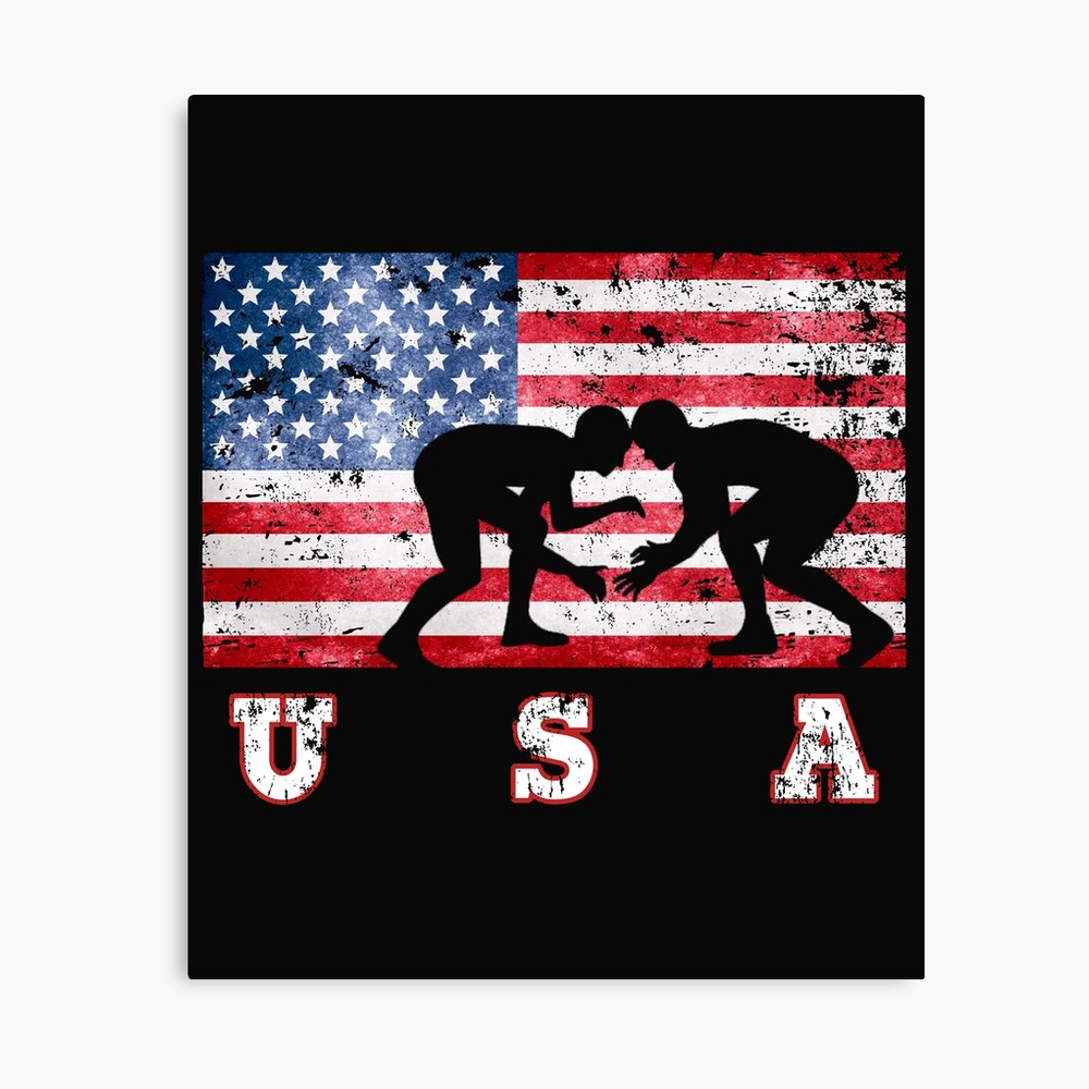 "USA Wrestling" Canvas Print by Phoenix23 Redbubble