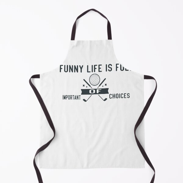Item preview, Funny Life is Full of Important Choices Golf Gift for lovers golf designed and sold by Mambahfit.