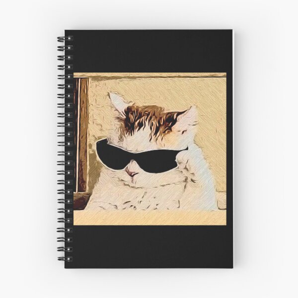 Item preview, Famous Popular meme Thinking Cat OIL PAINTING style Artwork designed and sold by M-Osamah.