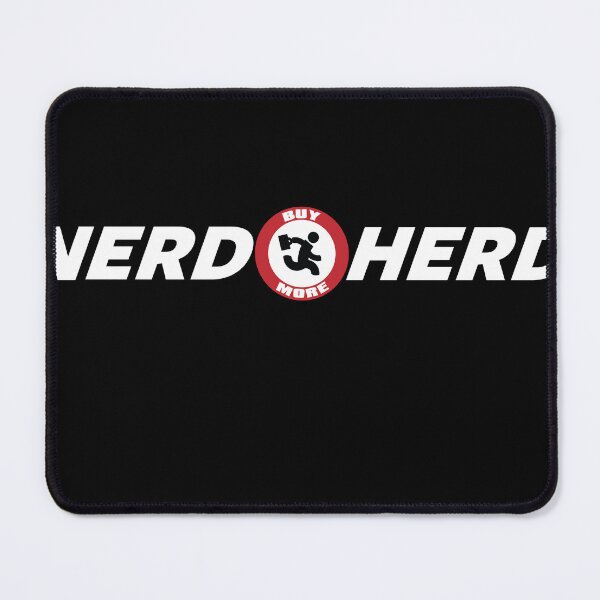 Item preview, Nerd Herd Logo White designed and sold by Gadgetmobile.