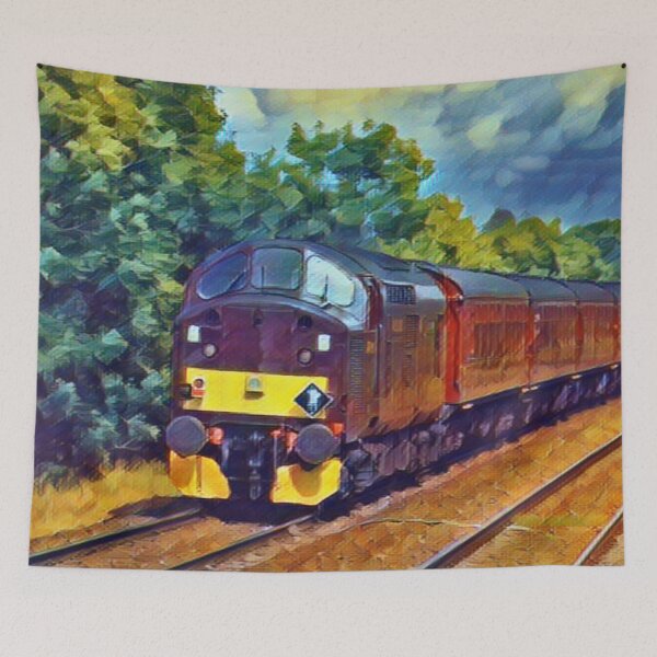 Item preview, Class 37 Rail Tour In Slumber designed and sold by Fearless-Fox.