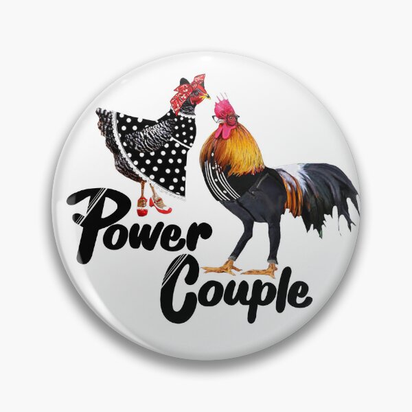 Item preview, Rockabilly chicken power couple  designed and sold by saint-shores.