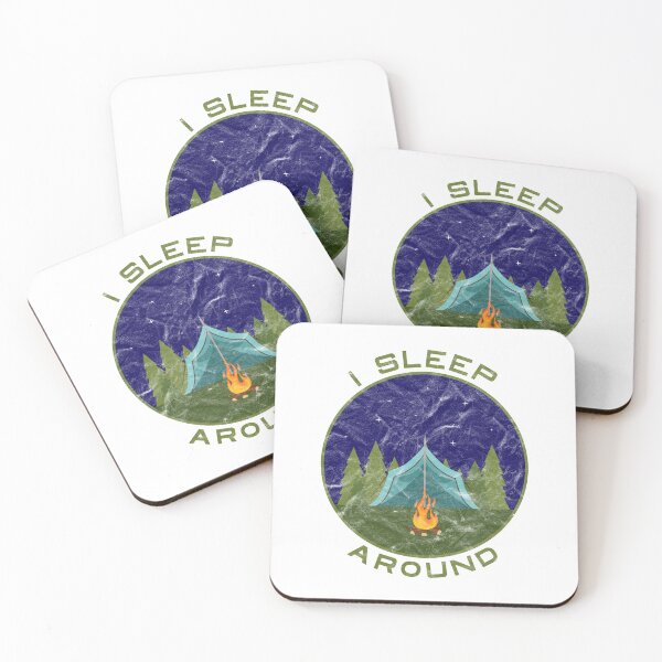 Item preview, I Sleep Around - Funny Camping and Caravan Design designed and sold by ThreadlyAndCo.