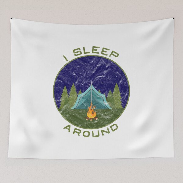 Item preview, I Sleep Around - Funny Camping and Caravan Design designed and sold by ThreadlyAndCo.