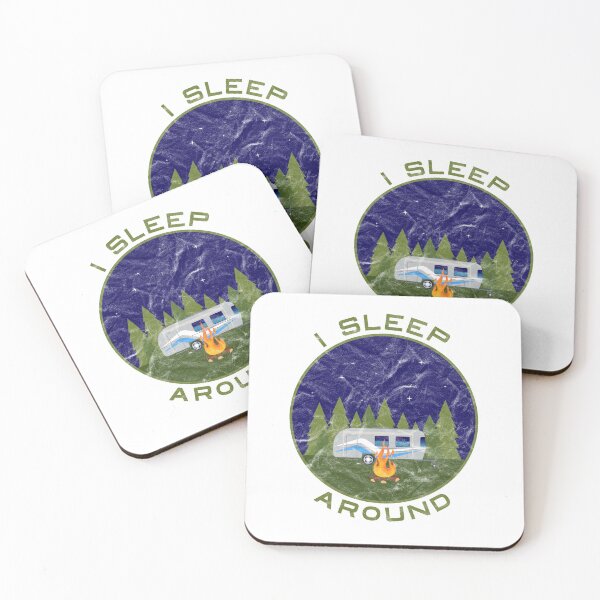 Item preview, I Sleep Around - Funny Camping and Caravan Design designed and sold by ThreadlyAndCo.