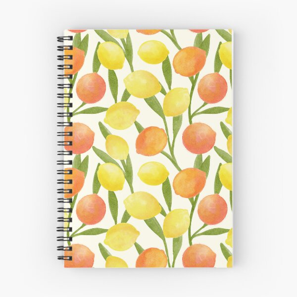 Item preview, Yellow Lemons and Oranges Citrus Summer Pattern designed and sold by trajeado14.