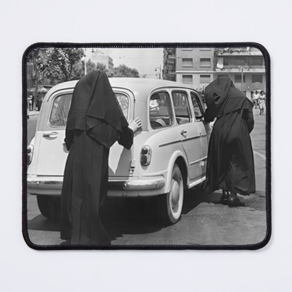 Item preview, Nun Pushing Car designed and sold by guilbelopez.
