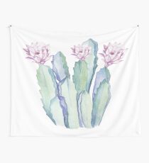 Tela decorativa Cactus de moda rosa y azul Desert Cacti Southwest Decor