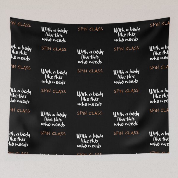 Item preview, Funny Dad Joke, With A Body Like This Who Needs Spin Class designed and sold by two7designs.