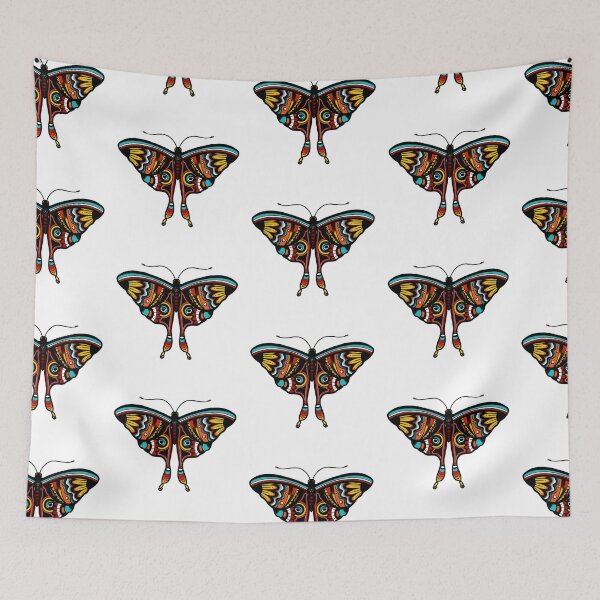 Item preview, Luna Moth American Traditional Tattoo Art designed and sold by Shayla-Michelle.