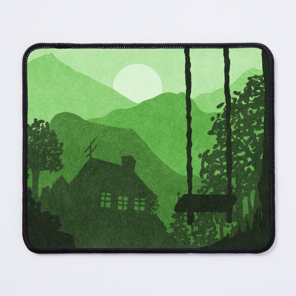 Item preview, Beyond the Greenhouse Landscape Painting designed and sold by SheWolfArtistry.