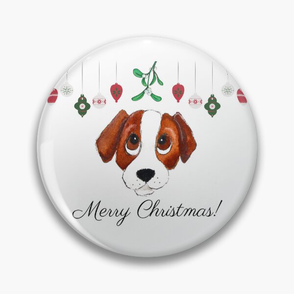 Item preview, Beagle Christmas designed and sold by PaintedbyCarol.