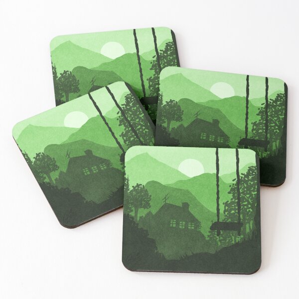 Item preview, Beyond the Greenhouse Landscape Painting designed and sold by SheWolfArtistry.