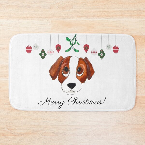 Artikelvorschau, Beagle-Weihnachten entworfen und verkauft von PaintedbyCarol.