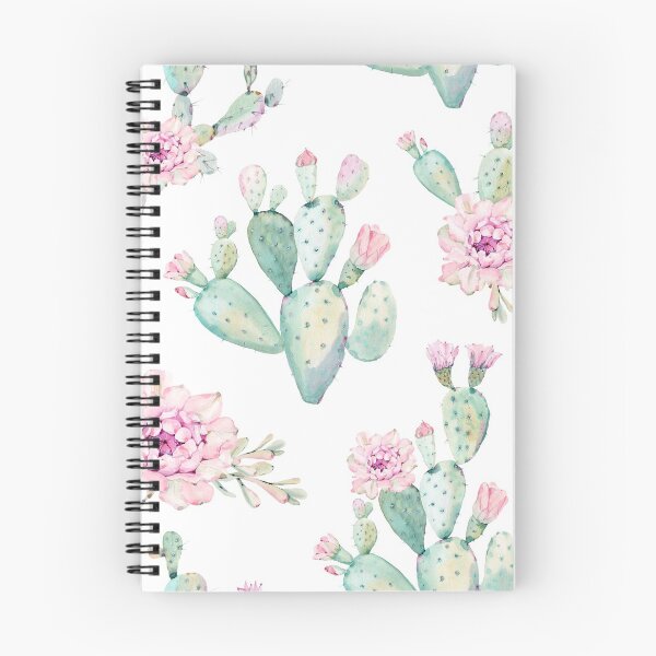 Item preview, Elegant Cactus Pink and Turquoise Desert Cacti Pattern designed and sold by DesertDecor.