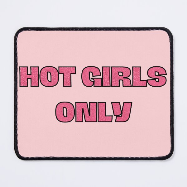 Item preview, Hot Girls Only Bold Hot Pink Glitter designed and sold by Pink Ribbon.