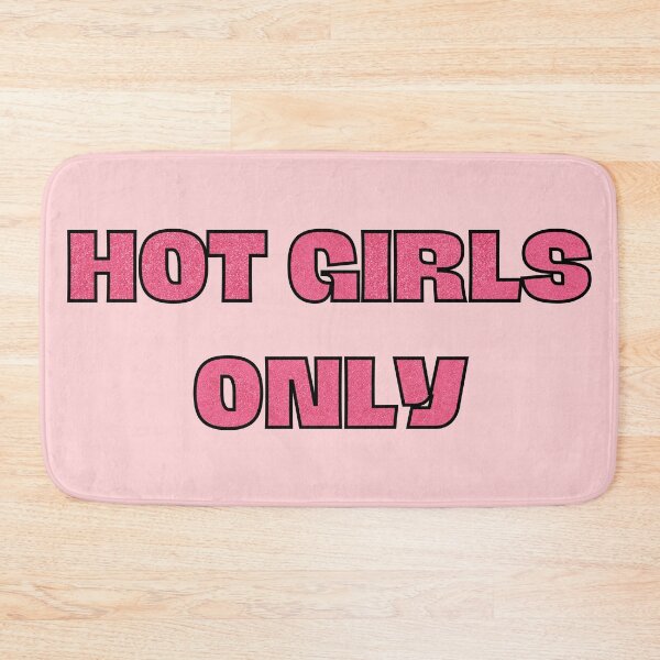 Item preview, Hot Girls Only Bold Hot Pink Glitter designed and sold by Pink Ribbon.
