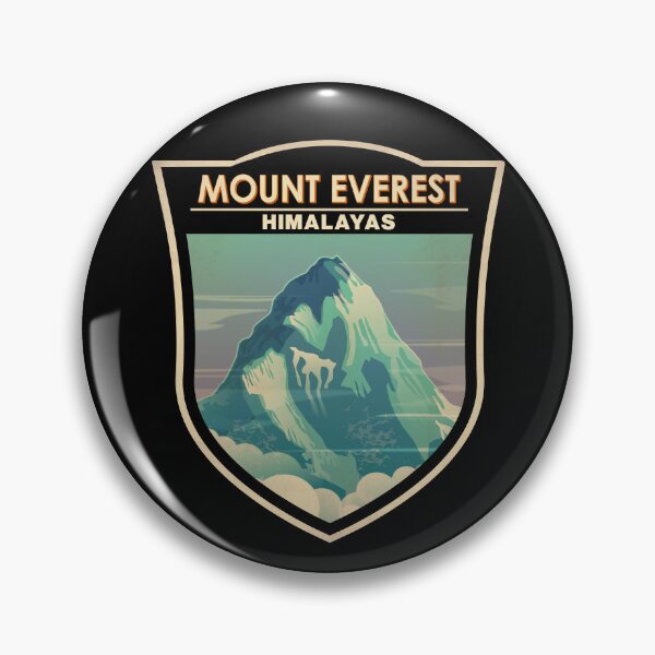 Artikelvorschau, Mount Everest Himalaya-Abzeichen entworfen und verkauft von KrisSidDesigns.