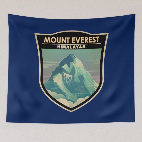 Item preview, Mount Everest Himalayas Badge designed and sold by KrisSidDesigns.