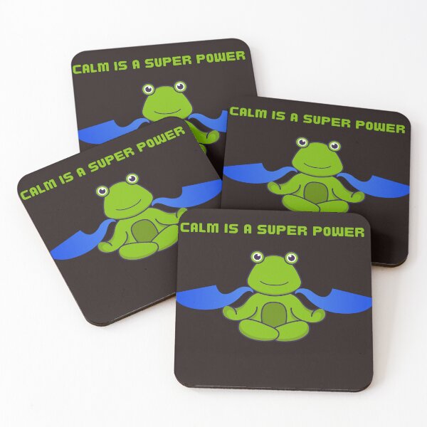 Item preview, Calm is a super power, froggy  designed and sold by Kim  Loftis.