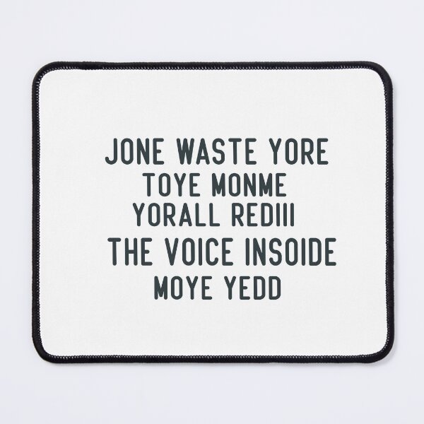 Item preview, jone waste yore toye monme yorall rediii the voice insoide moye yedd designed and sold by Mambahfit.