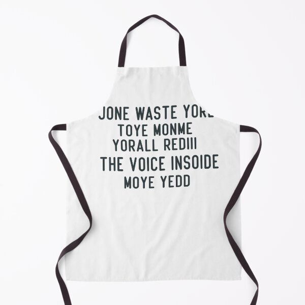 Item preview, jone waste yore toye monme yorall rediii the voice insoide moye yedd  designed and sold by Mambahfit.