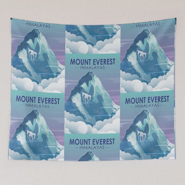 Item preview, Mount Everest Himalayas Vintage designed and sold by KrisSidDesigns.