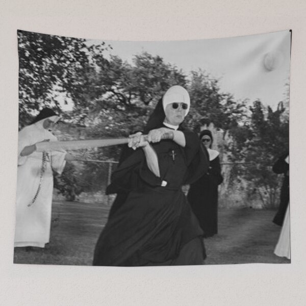 Item preview, Nuns Play Baseball designed and sold by guilbelopez.