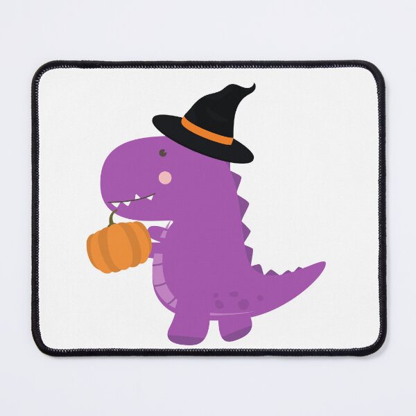 Item preview, Halloween Dinosaur Witch Pumpkin designed and sold by ZazzyPumpkin.