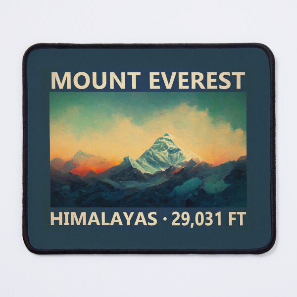 Item preview, Mount Everest Himalayas Watercolor Vintage designed and sold by KrisSidDesigns.