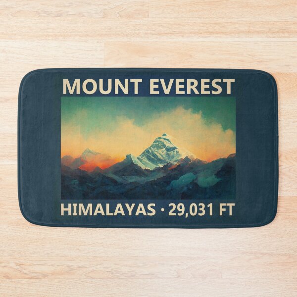 Item preview, Mount Everest Himalayas Watercolor Vintage designed and sold by KrisSidDesigns.