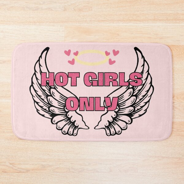 Item preview, Hot Girls Only Pink and Angel Wings designed and sold by Pink Ribbon.