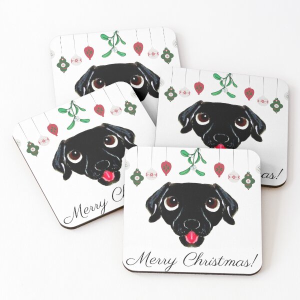 Item preview, Black Lab Christmas designed and sold by PaintedbyCarol.