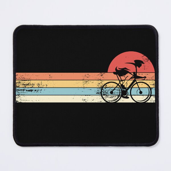 Item preview, Cycling retro style sunset for cyclist designed and sold by Pau Baz.