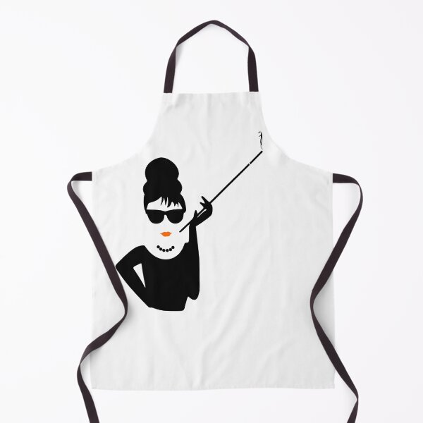 Item preview, Audrey Hepburn Smoking / Smoking Lady with Orange Lipstick designed and sold by NameThatShirt.