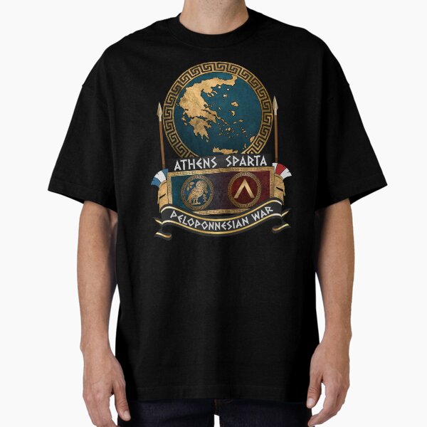 Item preview, Peloponnesian War Athens vs Sparta - The War for Ancient Greece designed and sold by Agema Apparel.
