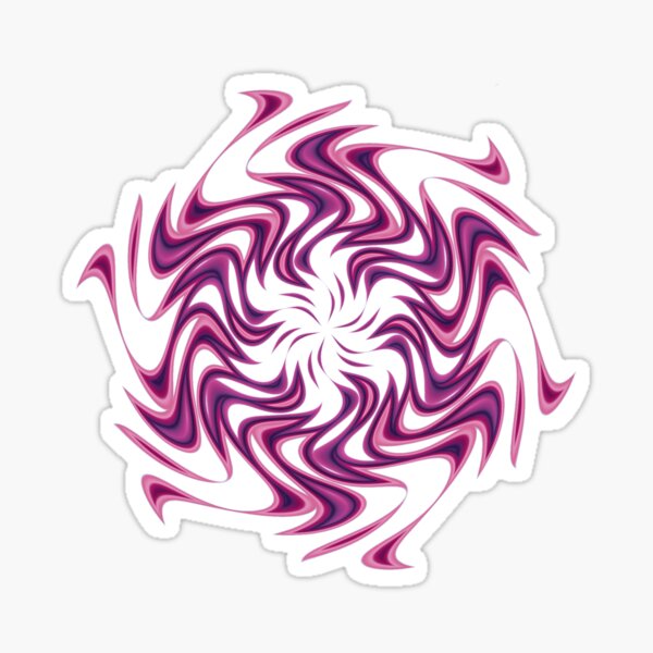 Rose Sunwave Sticker