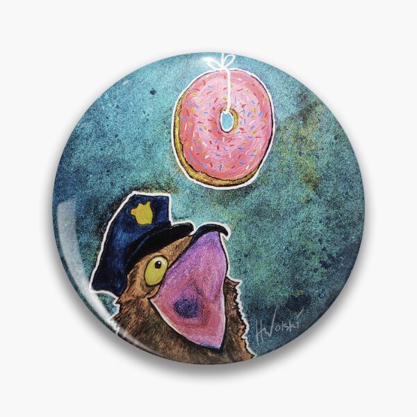 Artikelvorschau, Popo Potoo und der schwebende Donut entworfen und verkauft von WolskiWarbler.