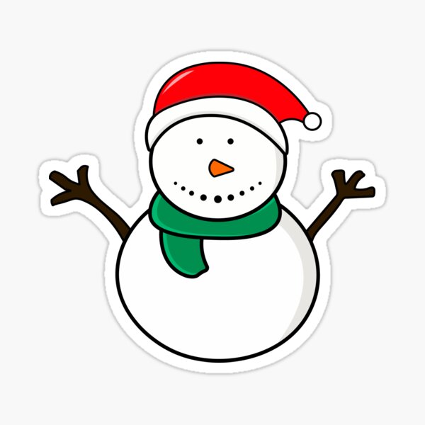 Item preview, cute snowman designed and sold by wordspotrayal.