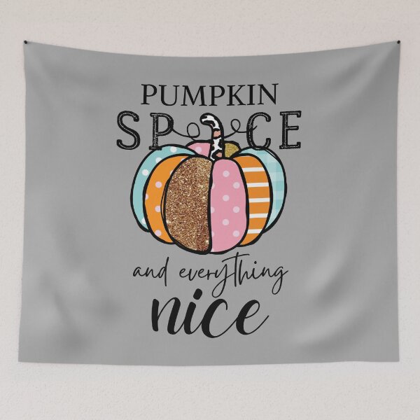 Item preview, Pumpkin Spice And Everything Nice - Halloween Quotes designed and sold by antevasinart.