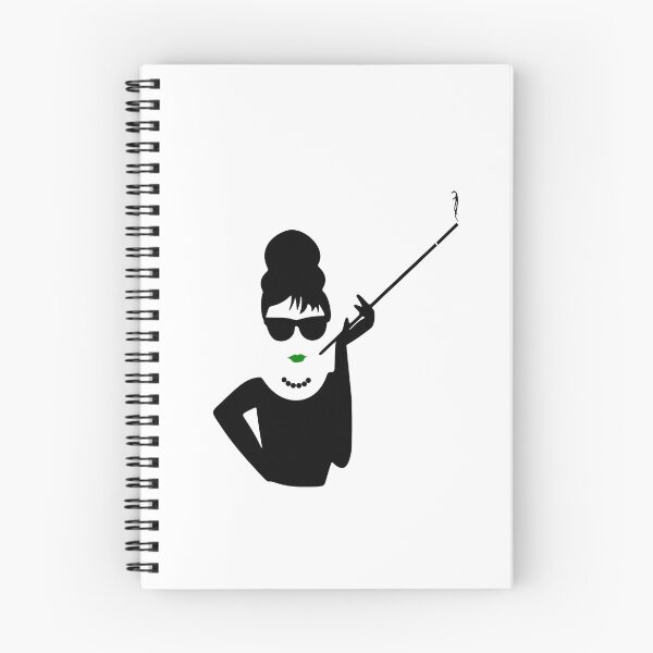 Item preview, Audrey Hepburn Smoking / Smoking Lady with Green Lipstick designed and sold by NameThatShirt.
