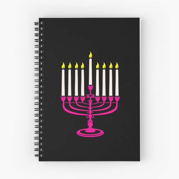 Item preview, hot pink menorah hanukkah  designed and sold by Gossip Rag.