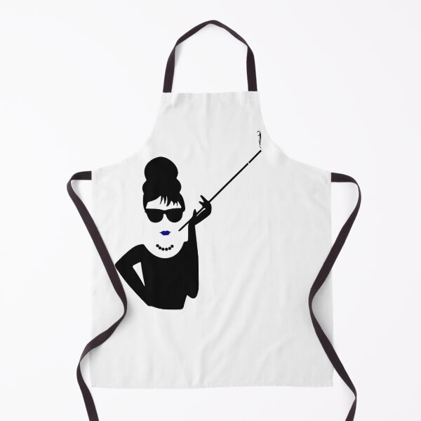 Item preview, Audrey Hepburn Smoking / Smoking Lady with Dark Blue Lipstick designed and sold by NameThatShirt.