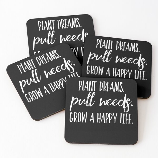 Item preview, Plant Dreams. Pull Weeds. Grow a happy life. Insprisational motivational gardener designed and sold by snowry.