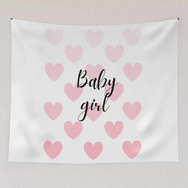 Item preview, Baby girl pink heart rain  designed and sold by Megurix.