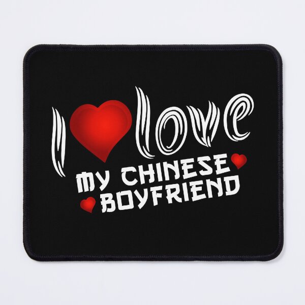 Item preview, I Love My Chinese Boyfriend Bf Essential Tee Design designed and sold by knapst.