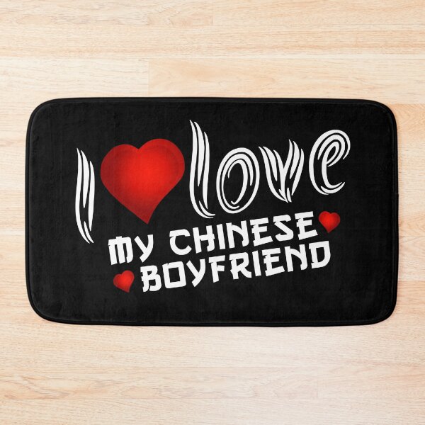Item preview, I Love My Chinese Boyfriend Bf Essential Tee Design designed and sold by knapst.